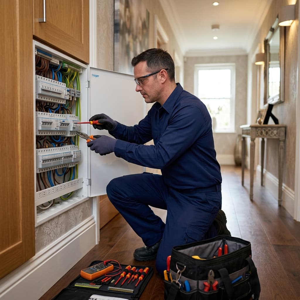 Professional electrician